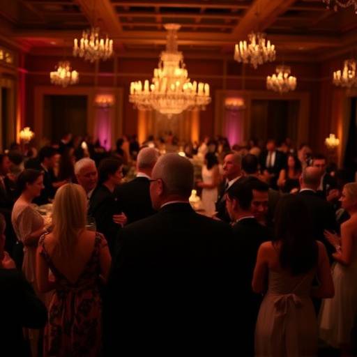 Momenti emozionanti e sorrisi durante il Gala di Beneficenza 'Cuori Generosi', con ospiti che interagiscono