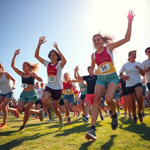 Persone energiche che praticano sport all'aperto, ambientato per la campagna web 'Vita Attiva'